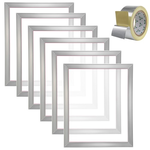 Screen Printing Kit Silk Screen Printing Frame 20x24in 305 Count Mesh 6pcs - Picture 9 of 12