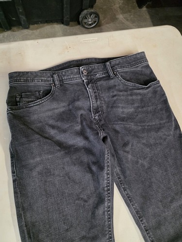 Jeans Diesel para hombre W36 L32 negro desteñido ajustado Thommer - Imagen 2 de 7