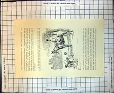 Old Antique Print Metamorphosis Pudlington Big Ben Stout Man Horse Hunt
