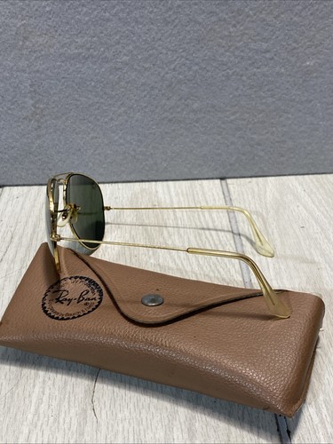 RAY-BAN GOLD AVIATOR METAL B&L SUNGLASSES USA WITH CASE - Bild 4 von 10