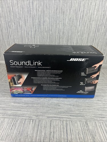 Bose® - SoundLink® Bluetooth Mobile Speaker II - Dark Gray Tested/Working - Picture 19 of 19