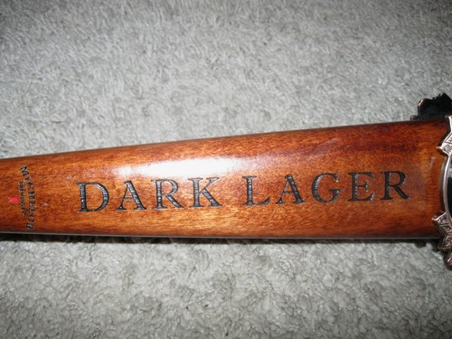 Michelob Amber Bock Dark Lager Wooden Beer Tap Handle - Picture 5 of 9