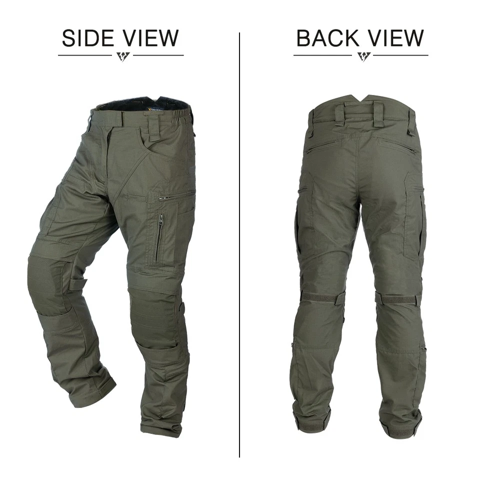 IDOGEAR Combat UFS Pants Tactical Pants w/ Knee Pads Gear Trousers Hunting Army - Image 4 of 4