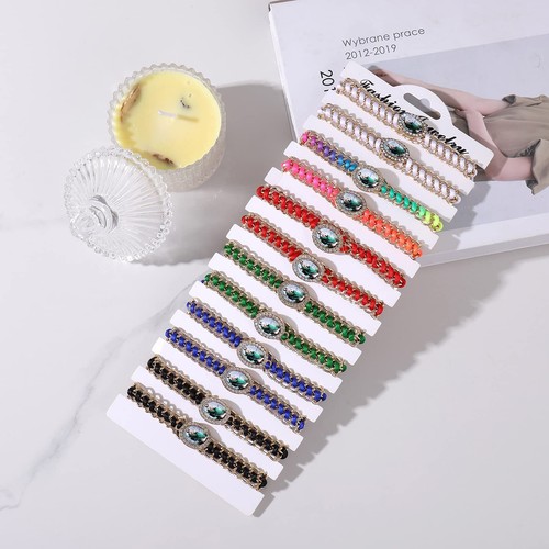 12 Pieces Religion bracelet Handmade Red Knot String Bracelets Luck bracelet Men - Picture 2 of 7