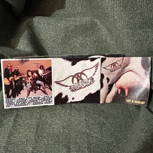 Get a Grip by Aerosmith (CD, 1993, Geffen) Cow Nipples Cryin Crazy Steven Tyler - Picture 1 of 7