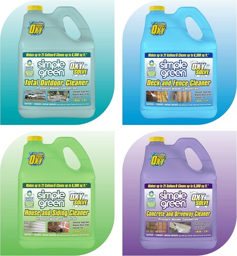 Simple Green Oxy Solve Total Outdoor Pressure Washer Cleaner – 1 Gal  - Picture 8 of 9