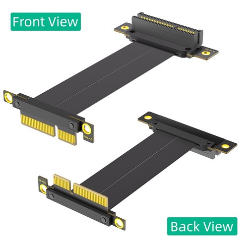 PCI-E PCI Express 4.0 4X Extension Cable ( Dual Vertical 90 Degree6270 - Afbeelding 6 van 7