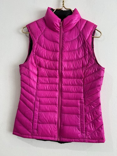 Ideology light weight hot pink quilted vest size S - Afbeelding 1 van 7