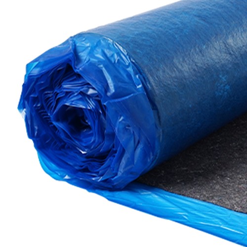 VEVOR Floor Underlayment 37.2 m² 3mm Recycled Fiber Sound/Vapor Barrier Blue - Picture 12 of 12