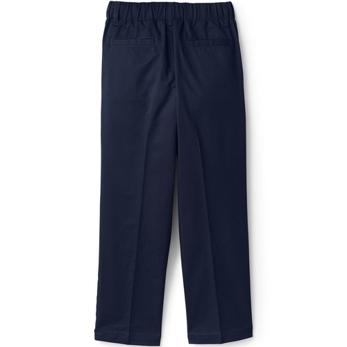 LANDS END Navy School Uniform Elastic Waist Pull-On Chino Pants Boys 3 NEW - Bild 3 von 5