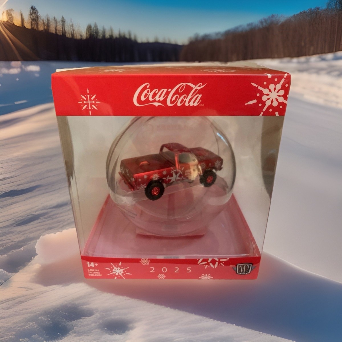 M2 Machines Coca-Cola 2025 Christmas Chase Red 1974 Dodge W200
