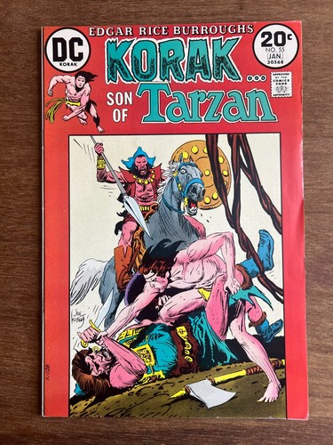 Korak Son of Tarzan 55 DC Comics Edgar Rice Burroughs Joe Kubert 1974 One Owner - 第 1/3 張圖片