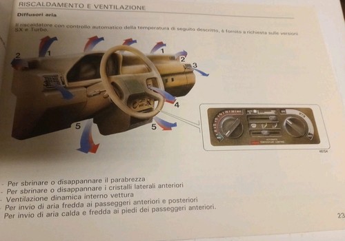 Fiat Uno Libretto Uso E Manutenzione 1989 - Foto 4 di 5