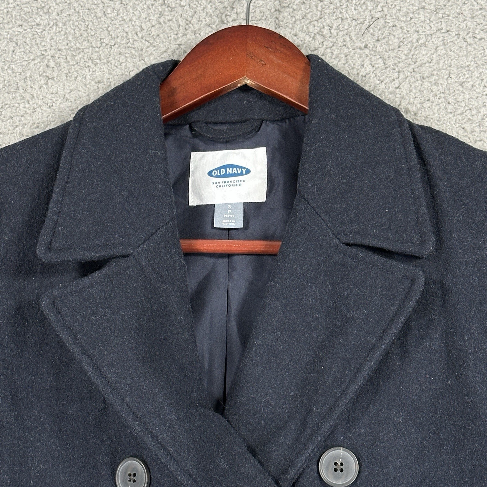 Old Navy Double Breasted Button Front Wool Blend … - image 2