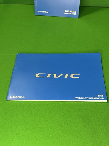 2019 Honda Civic Sedan Owners Manual Guide Book Set W/ CASE OEM - Picture 5 of 11