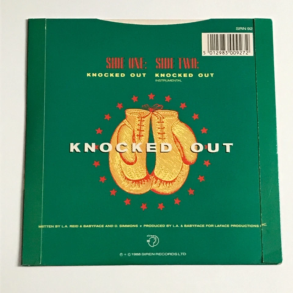Paula Abdul - Knocked Out 7" Vinyl Record A1/B1 - SRN 92 EX/EX - Image 2 of 4