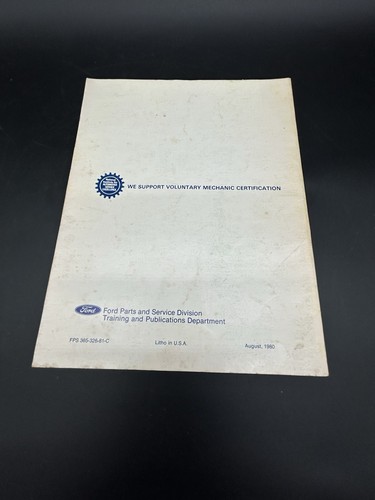 FORD Light Truck 1981 Shop Manual Set Bronco Econoline, F-100/F350 READ! - Bild 17 von 17