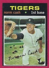 1971 Topps - #599 Norm Cash - ExMt++