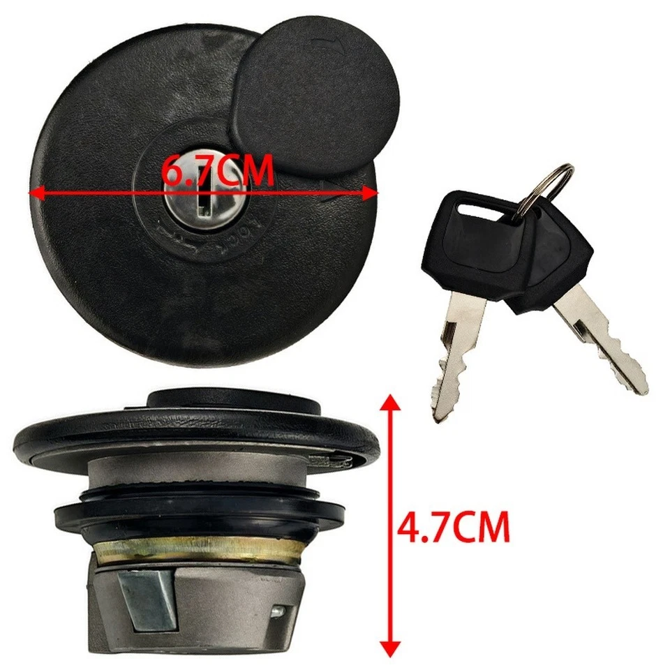 Fuel Tank Cap Ignition Switch Key Set Compatible With Various Scooter Models - Image 4 of 4
