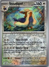 Stoutland Uncommon SV: White Flare 076/086 NM