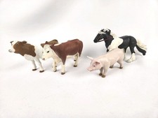 Safari Hereford Cow Holstein Farm Animals Schleich Pig Paint Horse PVC Figures