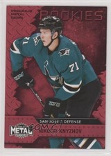 2020-21 Skybox Metal Universe Rookies PMG Red /90 Nikolai Knyzhov #134 Rookie RC