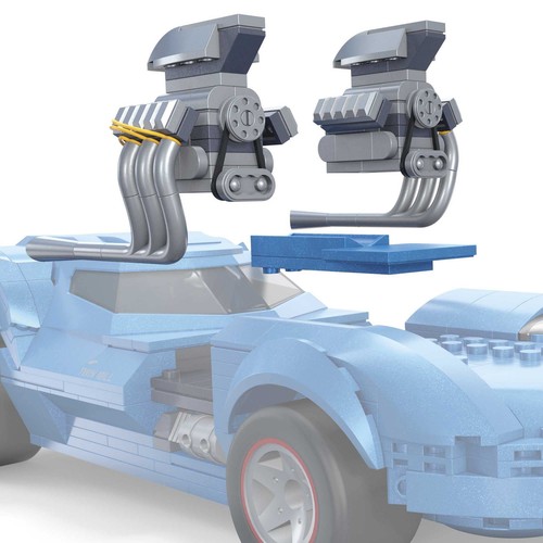Hot Wheels Race Car Building Toys Set, Twin Mill with 635 Pieces, Build & Dis... - Picture 2 of 6