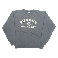 CHAMPION Purdue Athletic Company Mens Sweatshirt Grey USA M