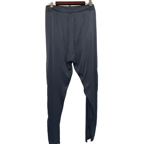 Anna Rita N. Anthropologie Damen Designer Seide Elasthan Hose Größe 2 Hergestellt in Italien - Bild 3 von 13