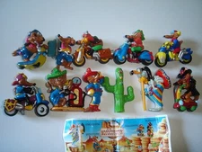 KINDER SURPRISE SET - MOTO COYOTES BIKERS 2003 - FIGURES COLLECTIBLES