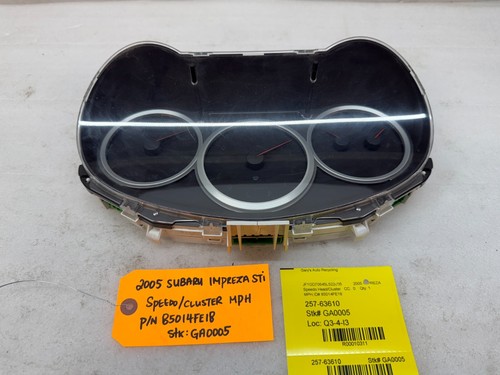 05 SUBARU IMPREZA STi OEM VELOCÍMETRO MEDIDOR CLUSTER TACH 85014FE180 - Imagen 3 de 10