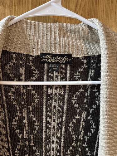 Absolutely Famous Damen Strickjacke Pullover mehrfarbig Gr. XL vorne offen - Bild 2 von 3