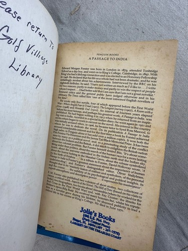 Alexandria &  A Passage To India  - Paperback Lot E. M. Forster - Picture 5 of 9
