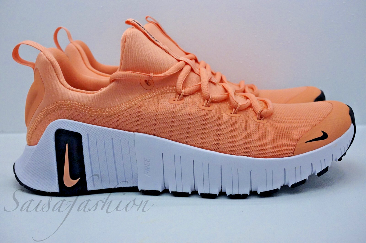 ◆Nike◆ Free Metcon 6 W Apricot Agate Tough Orange Black Wh Nike Free Metcon 6 Apricot Agate Black White FJ7127 800