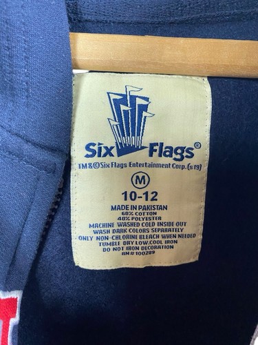 Frontier City Six Flags Oklahoma Hoodie Sweatshirt Size M 10/12 Youth Boys NEW - Picture 6 of 6