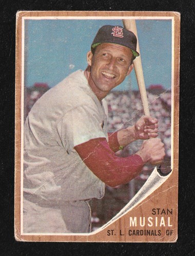 1962 TOPPS ORIGINAL BASEBALL VINTAGE CARDS -YOU Pick A PLAYER CHOICE 1-250 - Picture 42 of 242