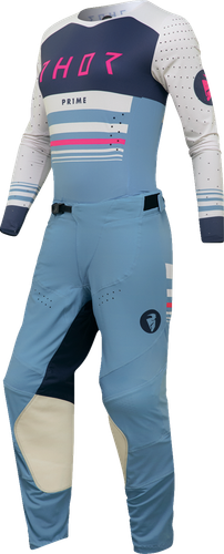 THOR Women's Prime Blaze Jersey - Blue/White - XS 2911-0283 - Picture 3 of 3