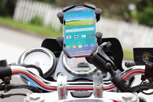 RAM Torque Mount w/ X-Grip Holder for Cell Phone, GPS - Fits 3/4" - 1" Rails - Picture 3 of 3