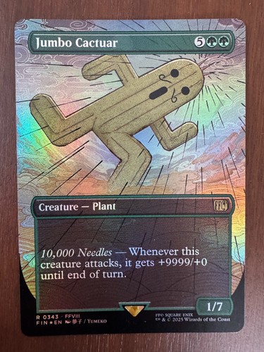 Jumbo Cactuar #343 · FINAL FANTASY · Borderless · Foil - Foto 1 di 2