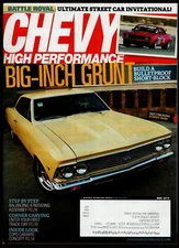 MAY 2012 CHEVY HIGH PERFORMANCE MAGAZINE, '66 CHEVELLE, COPO CAMARO CONCEPT