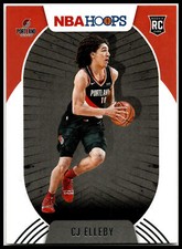 CJ Elleby #250 2020-21 NBA Hoops Rookie Blazers B0162A