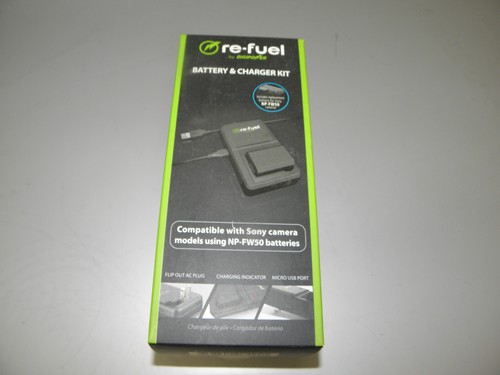 DIGIPOWER RE-FUEL RFK-300FW50 BATTERY & CHARGER KIT REPLACES SONY NP-FW50 NEW