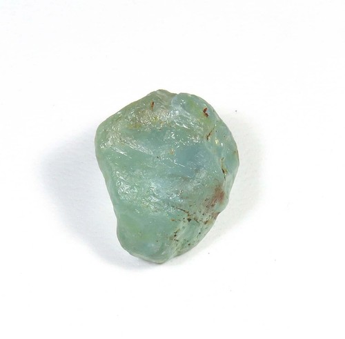 Nice~ Natural Sky Blue Aquamarine Raw Rough Gemstone For Jewelry 21x18 mm #5949 - Picture 4 of 8