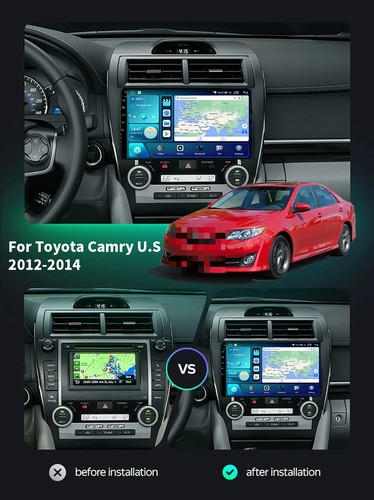 Radio multimedia inalámbrica CarPlay para Toyota Camry 2012-2014 con mapas sin conexión - Imagen 15 de 32
