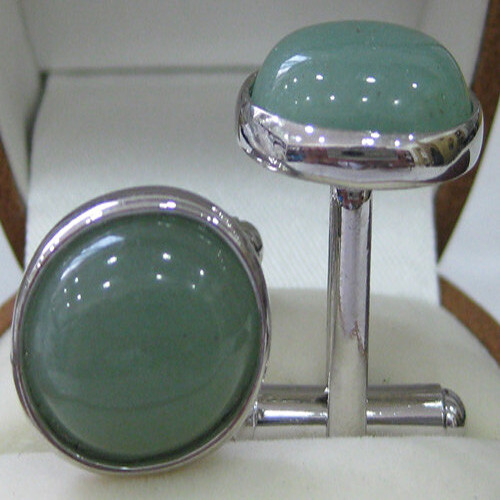 Men Cufflink Round Square Natural Jade Shell Agate T-Shirt Clip Cuff Links Gifts - Picture 37 of 49