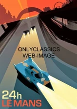 24 HR LEMANS SPORTS CAR AUTO RACING 12X18 POSTER FRANCE COOL MODERN ART GRAPHICS