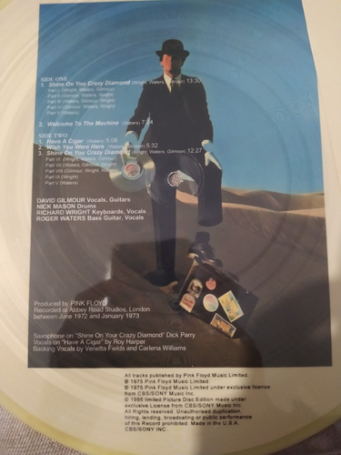 Pink Floyd – Wish You Were Here edizione limitata disco lp - Foto 10 di 12