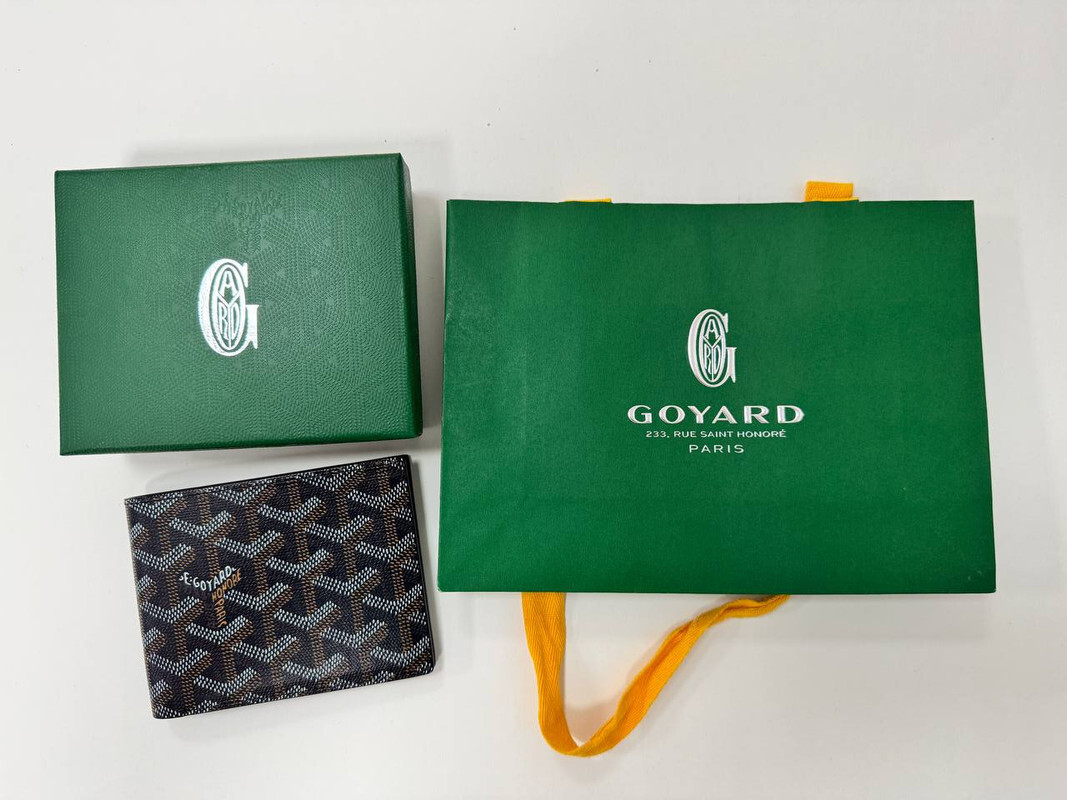 Goyard Victoire Wallet Black Pre Ownd | eBay