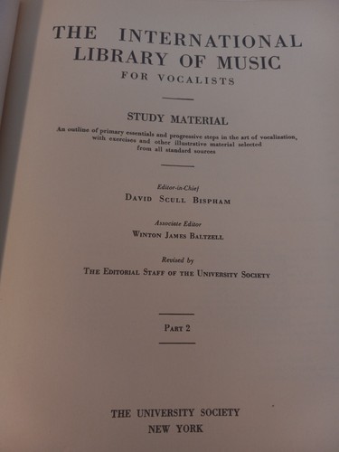 The International Library of Music Songs from Medium to High Books 1935 Set Of 6 - Picture 7 of 20