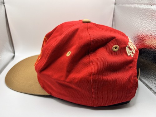 Gorra gorra vintage 49ers San Francisco adulto hombre Snapback Annco años 90 dos tonos dorada - Imagen 8 de 21